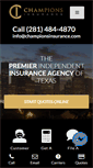 Mobile Screenshot of championsinsuranceagency.com